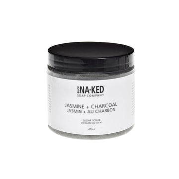 Buck Naked Soap Company - Jasmine + Charcoal Sugar Scrub